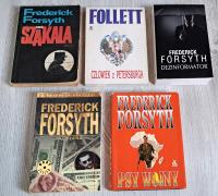 5x Frederick Forsyth Dezinformator Fałszerz Follett Człowiek z Petersburga