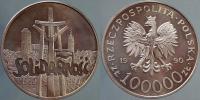 PRL, POLSKA 10000 ZŁOTYCH 1990r. SOLIDARNOŚĆ 1980-1990, MN