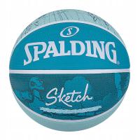 Piłka do koszykówki Spalding Sketch Crack 7