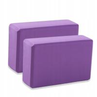 Набор из 2 кубиков для йоги EVA фиолетовый