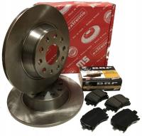 Тормозные диски колодки задние VW Touran Passat CC B6 B7 (2005R-2014r)