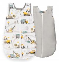 ŚPIWOREK DO SPANIA NIEMOWLĘCY BAWEŁNA 100% KOPARKI