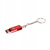 PENDRIVE REKLAMOWE z grawerem Z LOGO pendrive metalowe SOLARIS 32GB 50 szt