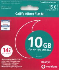 Немецкая SIM-карта Vodafone 15 евро на старт