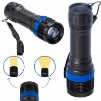 Компактный тактический карманный фонарик с зумом SMD светодиодный объектив