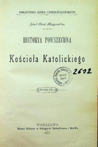 Historya powszechna Kościoła Katolickiego Tom