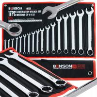 НАБОР ПЛОСКИХ ГАЕЧНЫХ КЛЮЧЕЙ 6-32MM 17EL MAT BENSON BY BLACK