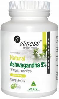 Aliness Natural Ashwaganda 570 mg 9% 100 CAPS циркуляция депрессия адаптоген