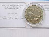 FIJI 1 $ 2018 ŻABA TYTAN OD 1 ZŁ