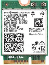 Wi05 Karta Wifi Intel AX201NGW L57250-005