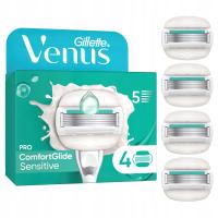 WKŁADY DO MASZYNKI GILLETTE VENUS PRO COMFORTGLIDE SENSITIVE 4 SZTUKi