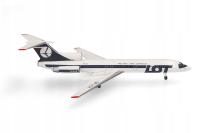 Model samolotu Tupolev TU-154 LOT 1:500 SP-LCA METAL HERPA