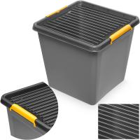 POJEMNIK PLASTIKOWY PUDEŁKO Z POKRYWĄ DO PRZECHOWYWANIA BOX PUDŁO 36L