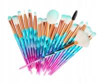 НАБОР 20 ШТ КИСТЕЙ, КИСТИ ДЛЯ МАКИЯЖА, КРАСОЧНЫЙ