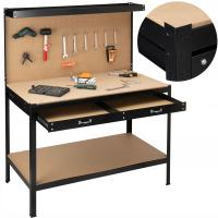 Stół warsztatowy Gockowiak stalowy z szufladą 120x60 cm obciążenie 200 kg