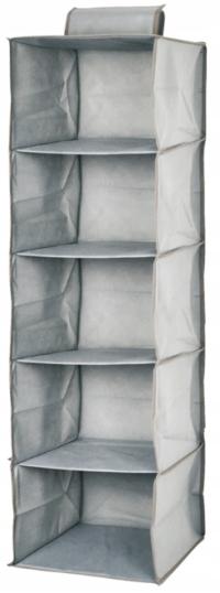 ORGANIZER WISZĄCY DO SZAFY 5 PÓŁEK REGAŁ wiszący organizer ładny wzór