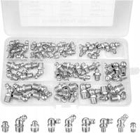 M6 Kalamitki smarowniczki Zestaw 400pc Łuki połączenia kątowe 45° 90° 180°