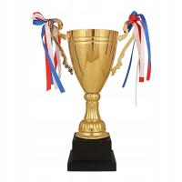 Złota nagroda Złotego Pucharu Trofeum dla dzieci w piłce nożnej Football League Match Kids 45cm