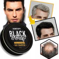 CIEMNIAJĄCY MYDŁO DO WŁOSÓW POKRYWAJĄCE SIWE WŁOSY BOGATE W MYDŁO