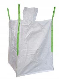 NOWY WOREK BIG BAG 90x90x100cm Z Lejkiem Spustowym na Zboże Pasze 500KG