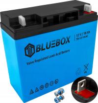 Mocny Akumulator AGM BLUEBOX 12V 18Ah ALARM UPS