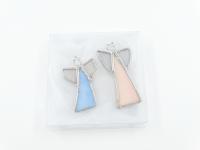 Aniołki witrażowe 2 szt - zestaw 3S