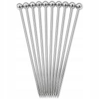 Szpilki do drinków pikery wykałaczki barmańskie stal nierdzewna | 10 sztuk