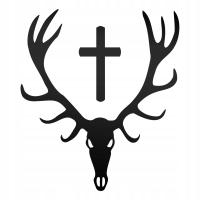 Naklejka Odblaskowo Wieniec V.2 czarna