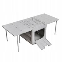 Składane pudełko do przechowywania Domowy składany organizer do bagażnika samochodowego Camping Gray