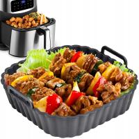 Силиконовая вставка для воздушной фритюрницы, корзина для фритюрницы, форма 20 см