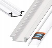 Светодиодный профиль для полосы Серебряный абажур баннер 2M