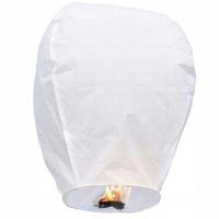 Фонарь удачи летающий белый китайский большой XXL свадьба причастие свадьба