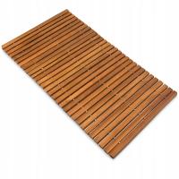 Mata łazienkowa dywanik drewniana łazienka sauna drewno akacja 80X50 cm