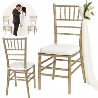 KRZESŁO BANKIETOWE WESELNE ŚLUBNE CHIAVARI TIFFANY PP szampańskie Weselne