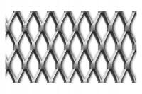 SIATKA CIĘTO CIĄGNIONA 400 x 1400 mm STAL SUROWA OCZKO ROMB 45 X 20 X 4 X3