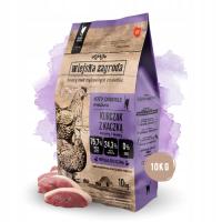 Wiejska Zagroda Karma sucha dla kota KURCZAK z KACZKĄ i WARZYWAMI 10 kg