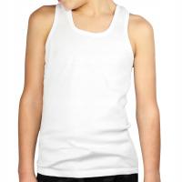 PODKOSZULKA KOSZULKA NA RAMIĄCZKACH BIAŁA 164-170