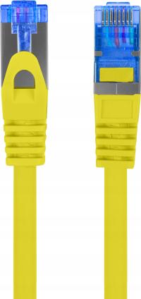 Patchcord S/FTP 6a Lanberg RJ45 20 m żółty