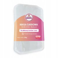 САХАРНАЯ МАССА БЕЛАЯ ГЛАЗУРЬ ПЛАСТИЧНАЯ СНЕЖНО-БЕЛАЯ 250Г