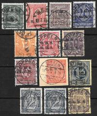 $POCZTY PLEBISCYTOWE GÓRNY ŚLĄSK URZĘDOWE Fi U8-U20 kas. - FISCHER 250 zł