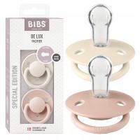 Smoczek BIBS De Lux uspokajający silikonowy okrągły 0-36 2pack 150215