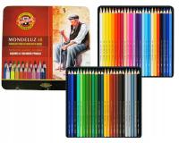 KREDKI ARTYSTYCZNE AKWARELOWE MONDELUZ 48 KOLORÓW