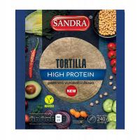 Tortilla wysokobiałkowa SANDRA 25cm/240g (4szt)