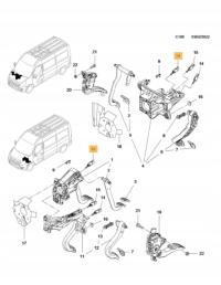 Czujnik świateł STOP OPEL MOVANO B ORYGINAŁ 95522547