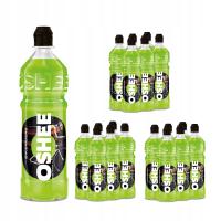 18x OSHEE Isotonic Drink limonka - mięta 750 ml