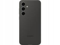 Etui Silikonowe Samsung Galaxy S24 FE Silicone Case Czarne EF-PS721CBEGWW