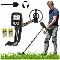 WYKRYWACZ METALI METALU EKRAN LCD 4 TRYBY PRACY + SAPERKA SŁUCHAWKI GRATIS