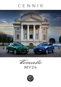 Alfa Romeo Tonale prospekt cennik 10 2024 polski