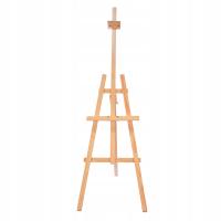 Мольберт из массива дерева 178 см, трехногий, для учебы, для рисования на открытом воздухе