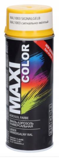 MAXI COLOR RAL 1003 FARBA LAKIER ŻÓŁTY SYGNAŁOWY